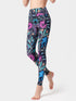 Printed High Waist Active Leggings - Odaingerous